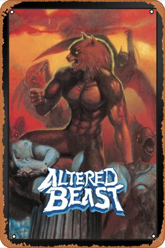 Retro Gaming Videos - Metal Poster Retro Tin Sign Altered
