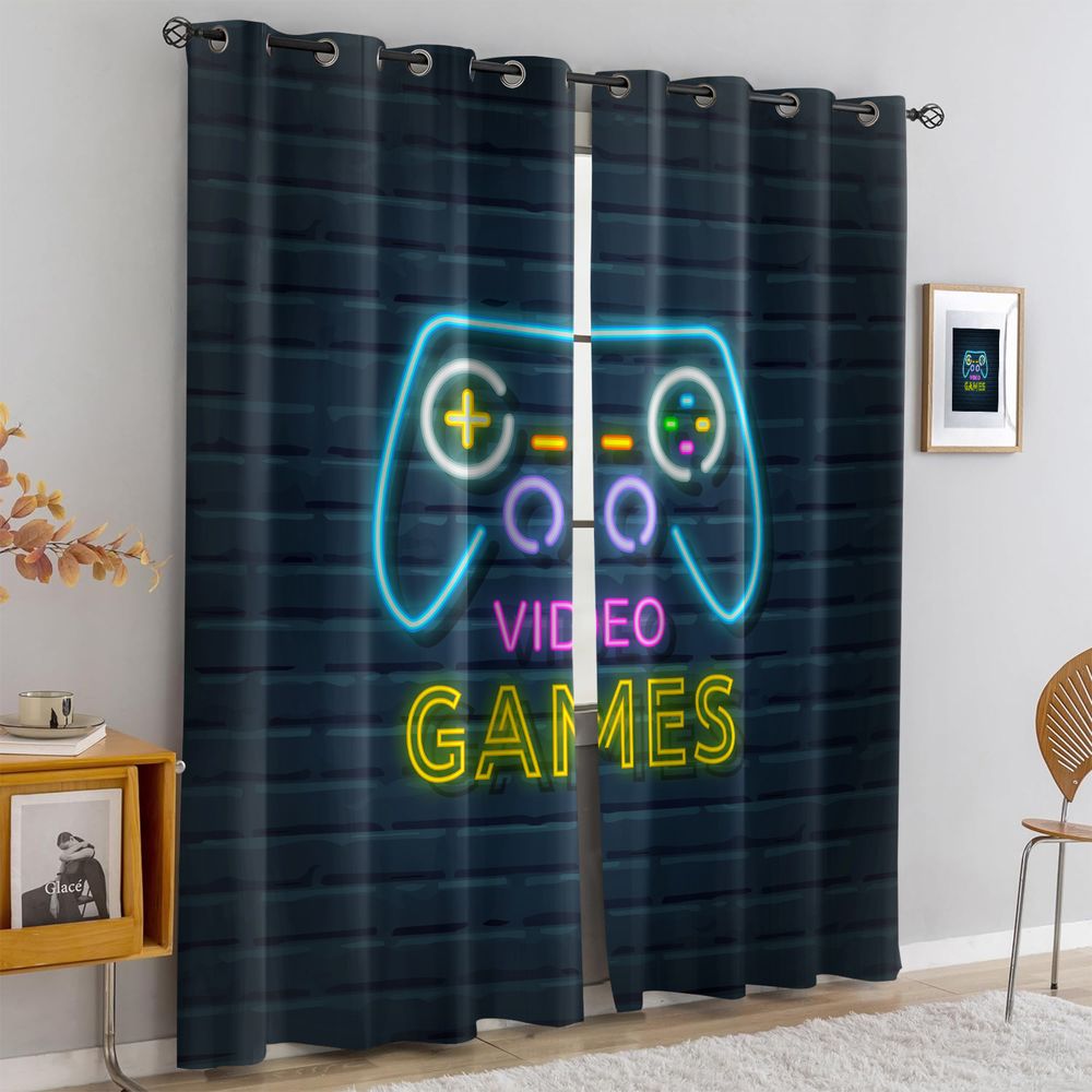 Retro Gaming Youtube - Vibrant Neon Gaming Controller Digital Print