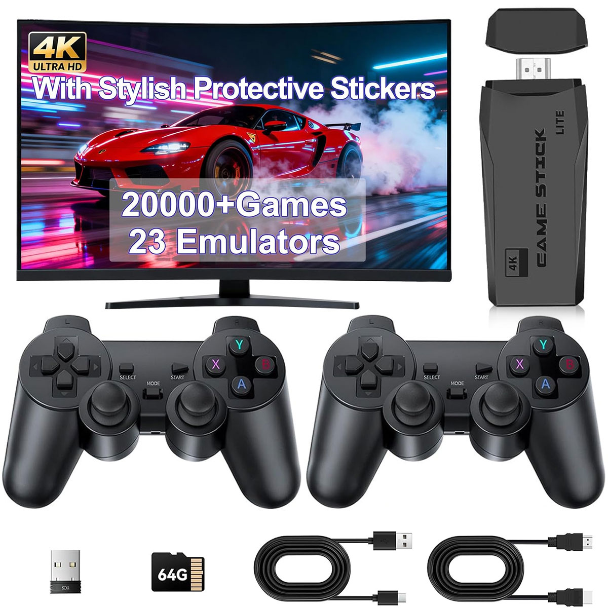M8 Game Console 20000+ Games E - Retro Gaming With Projector 评论和价格