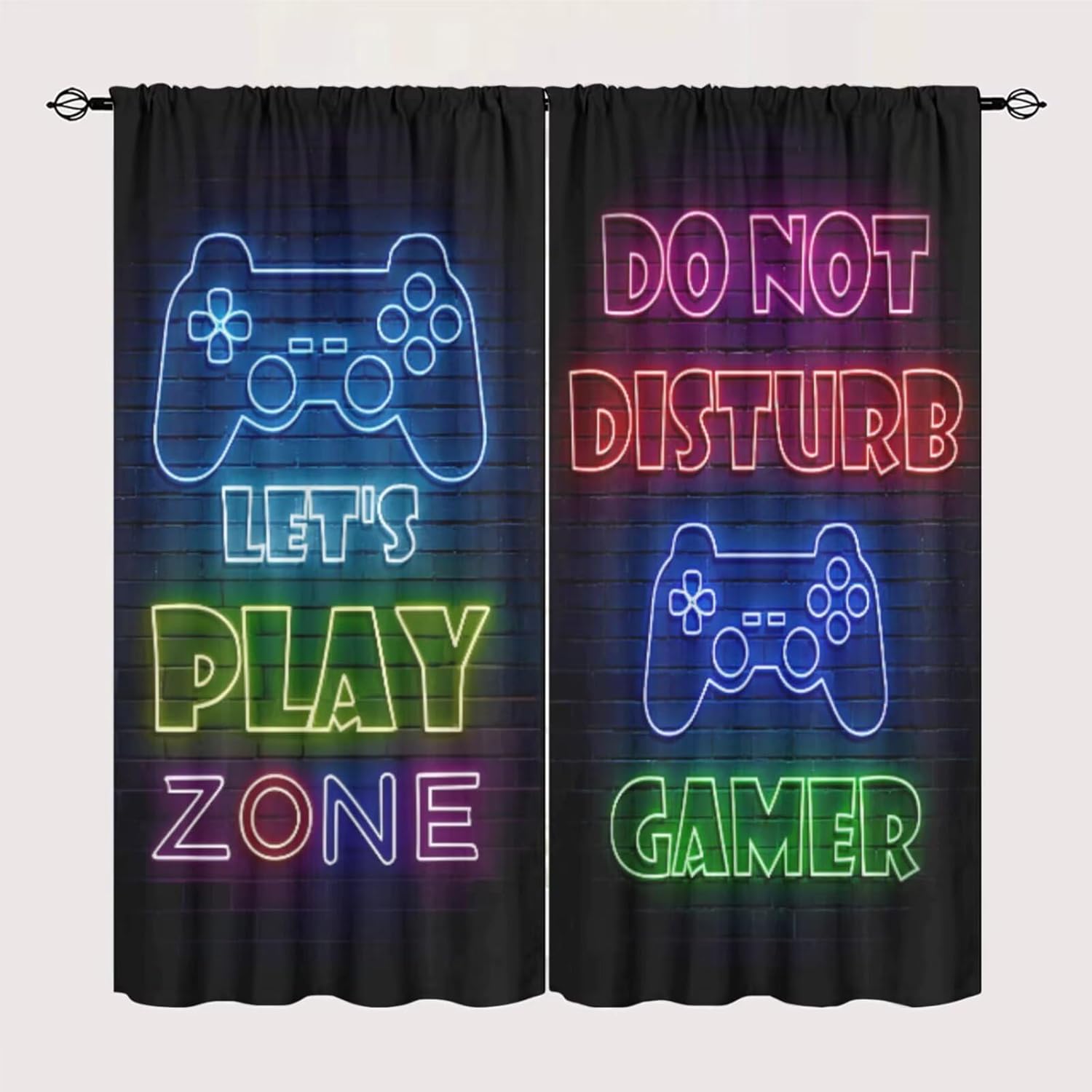 Gaming Gamer Curtain Curtains  - Retro Gaming Youtube 评论和价格