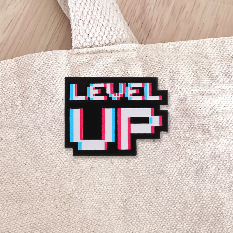 Level Up Pixel Art Glitch Effe - Retro Gaming Achievements 评论和价格