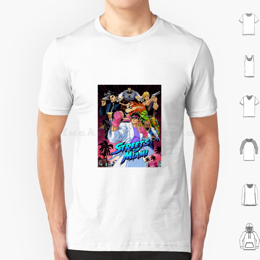 Streets Of Miami T Shirt 6xl C - Retro Gaming Kent 评论和价格