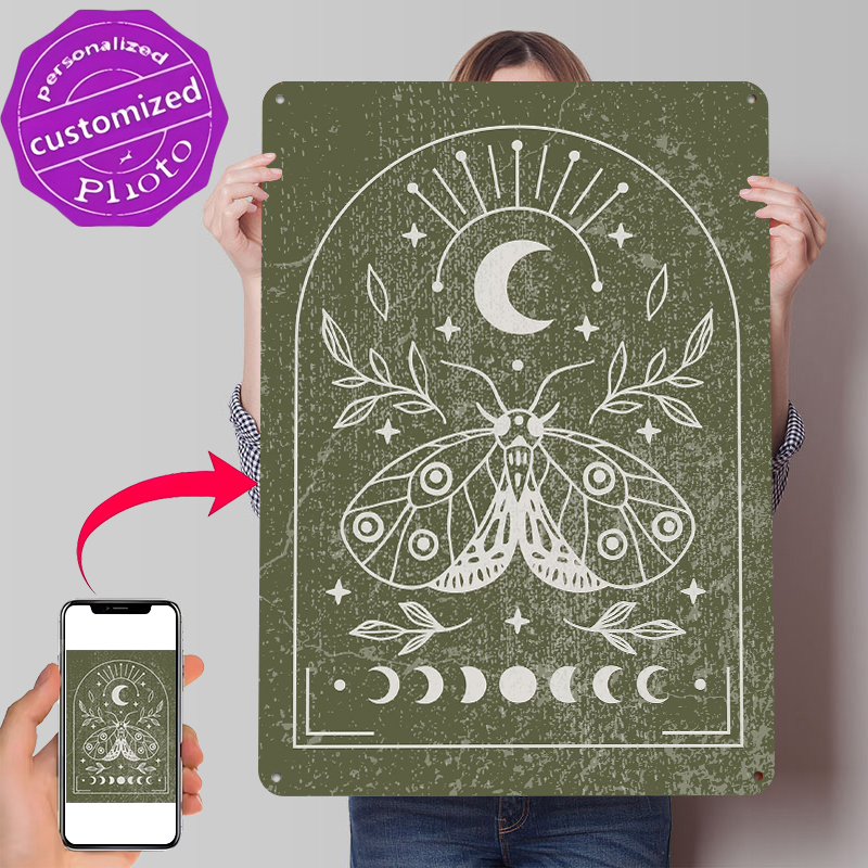 Moth and Moon Poster Customize - Retro Gaming At 评论和价格