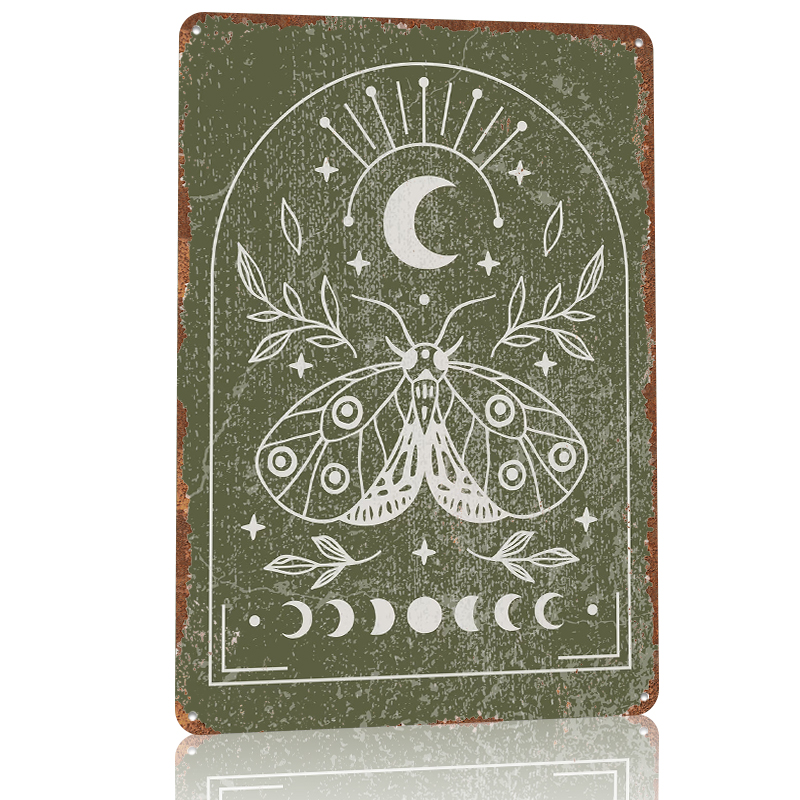 Moth and Moon Poster Customize - Retro Gaming At 评论和价格