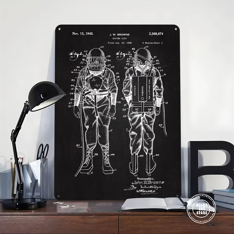 1945 Diving Suit Patent Metal  - Retro Gaming At 评论和价格