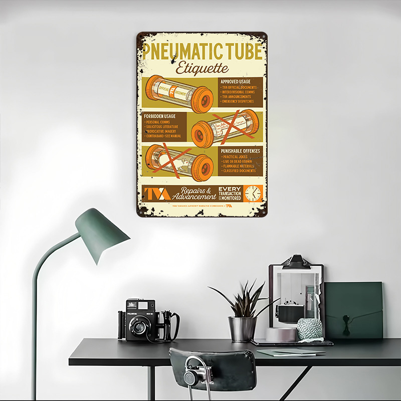 Pneumatic Tube Etiquette Tin P - Retro Gaming Youtube 评论和价格