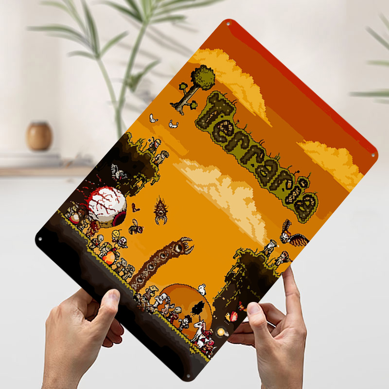 Terraria Pixel Art Game Printe - Retro Gaming At 评论和价格