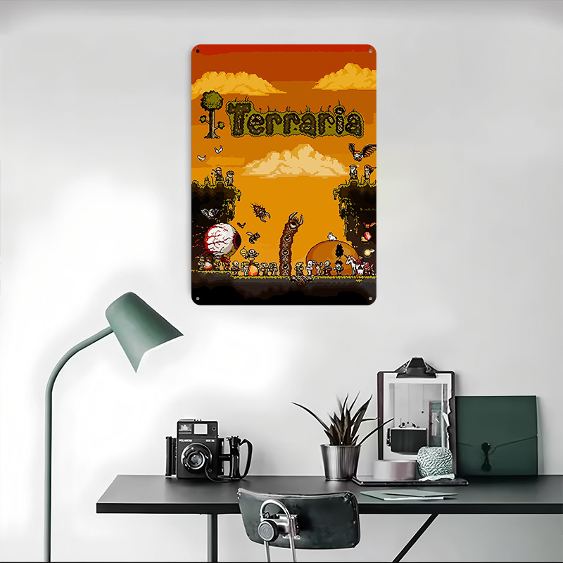 Terraria Pixel Art Game Printe - Retro Gaming At 评论和价格