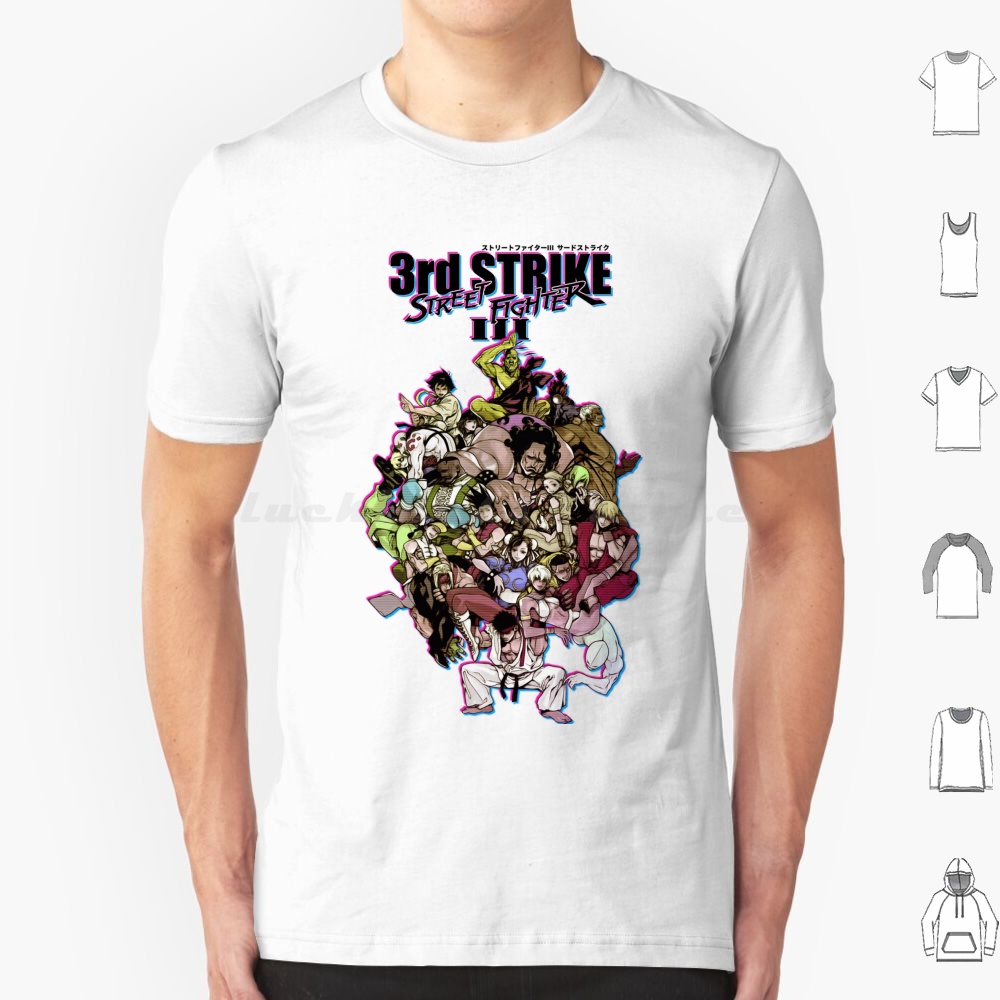 Third Strike T Shirt 6xl Cotto - Retro Gaming Kent 评论和价格