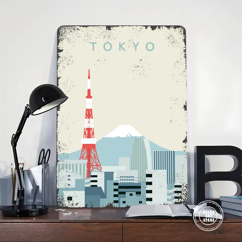 Tokyo Poster Retro 3D Printed  - Retro Gaming At 评论和价格