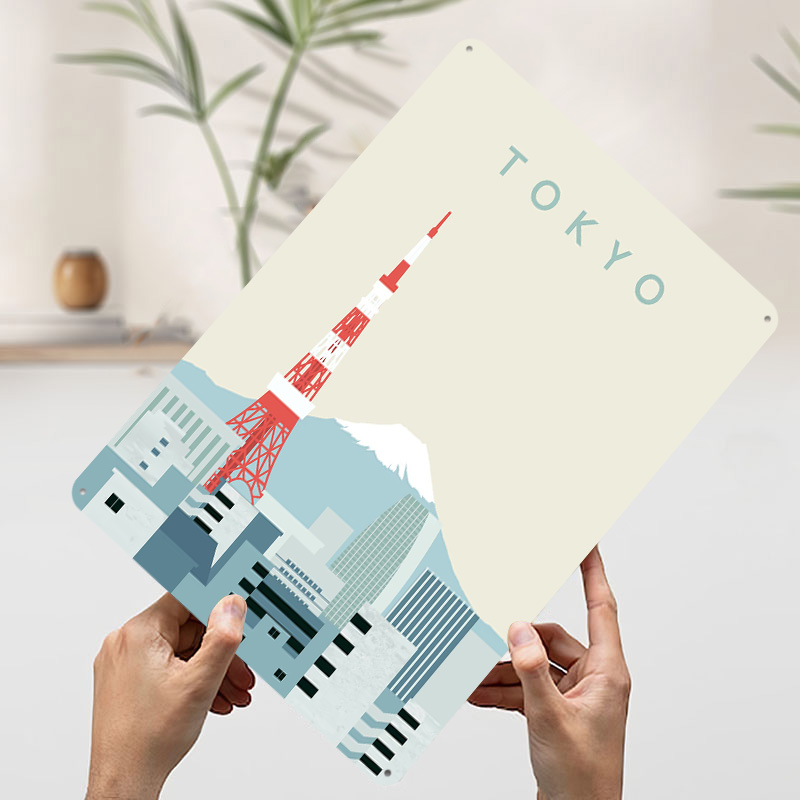 Tokyo Poster Retro 3D Printed  - Retro Gaming At 评论和价格