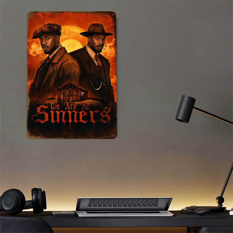 We Are All Sinners Metal Poste - Retro Gaming At 评论和价格