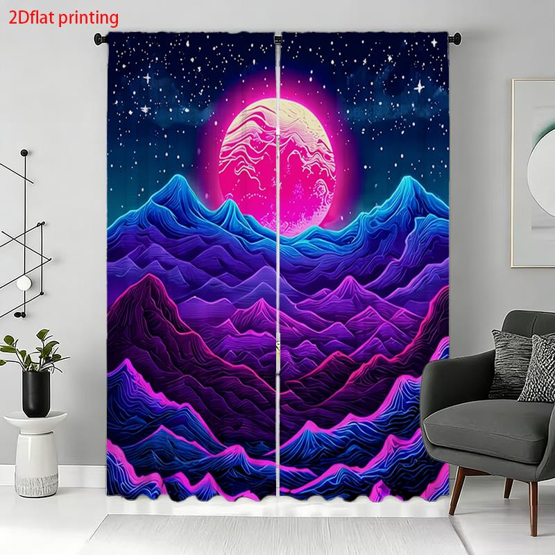 Synthwave Curtains, Neon Mount - Retro Gaming Youtube 评论和价格