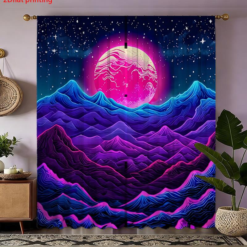 Synthwave Curtains, Neon Mount - Retro Gaming Youtube 评论和价格