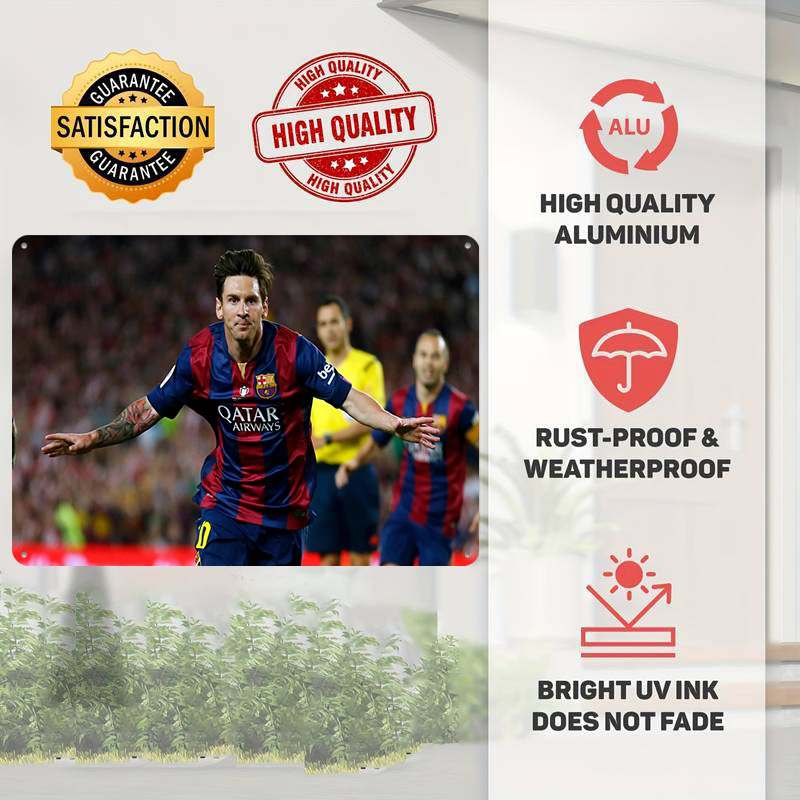 Lionel Messi Football Printed  - Retro Gaming At 评论和价格
