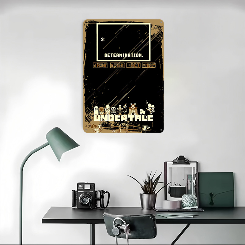 Undertale Metal Poster Custom  - Retro Gaming At 评论和价格
