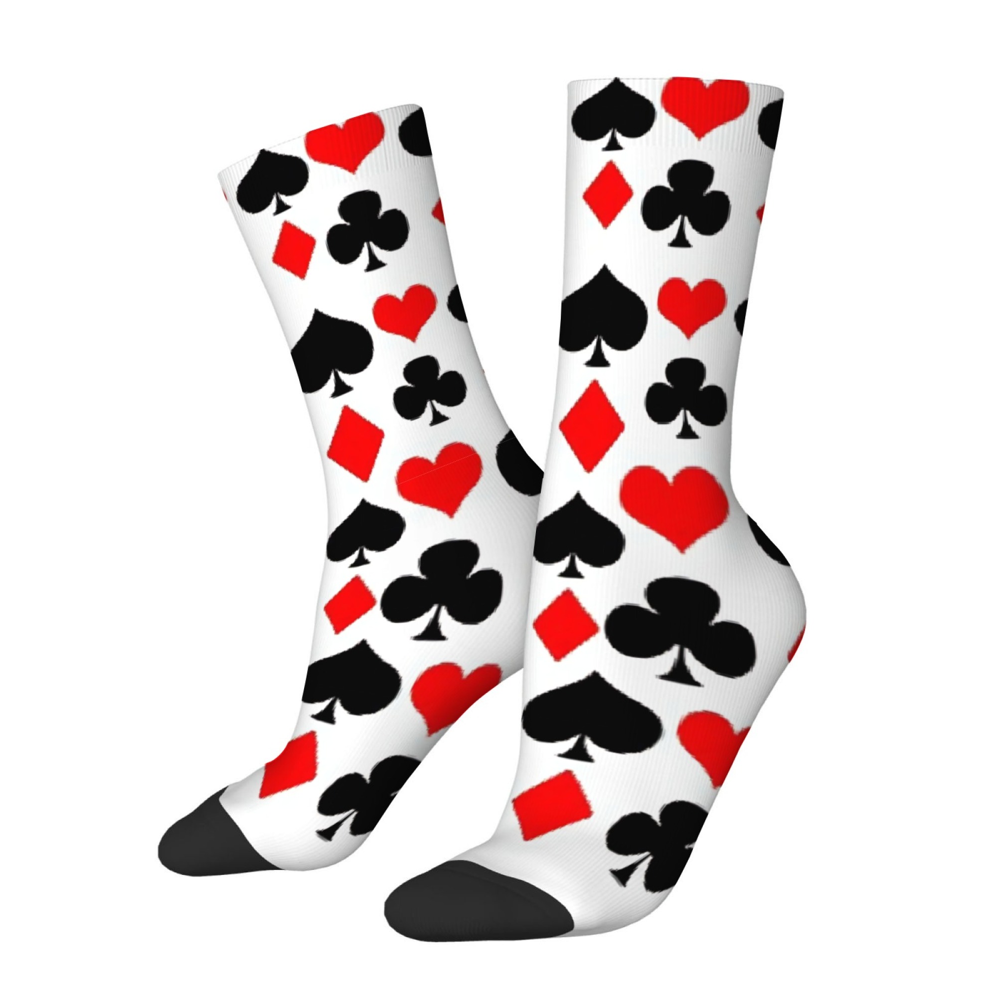 Playing Card Print Mid-calf So - Retro Gaming Youtube 评论和价格